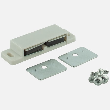 Kasaware Double Magnetic Catch, 2PK KFCMD-A-WH2